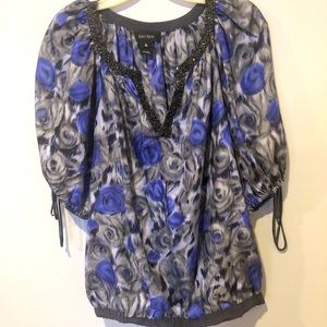 Beaded Silk Blouse